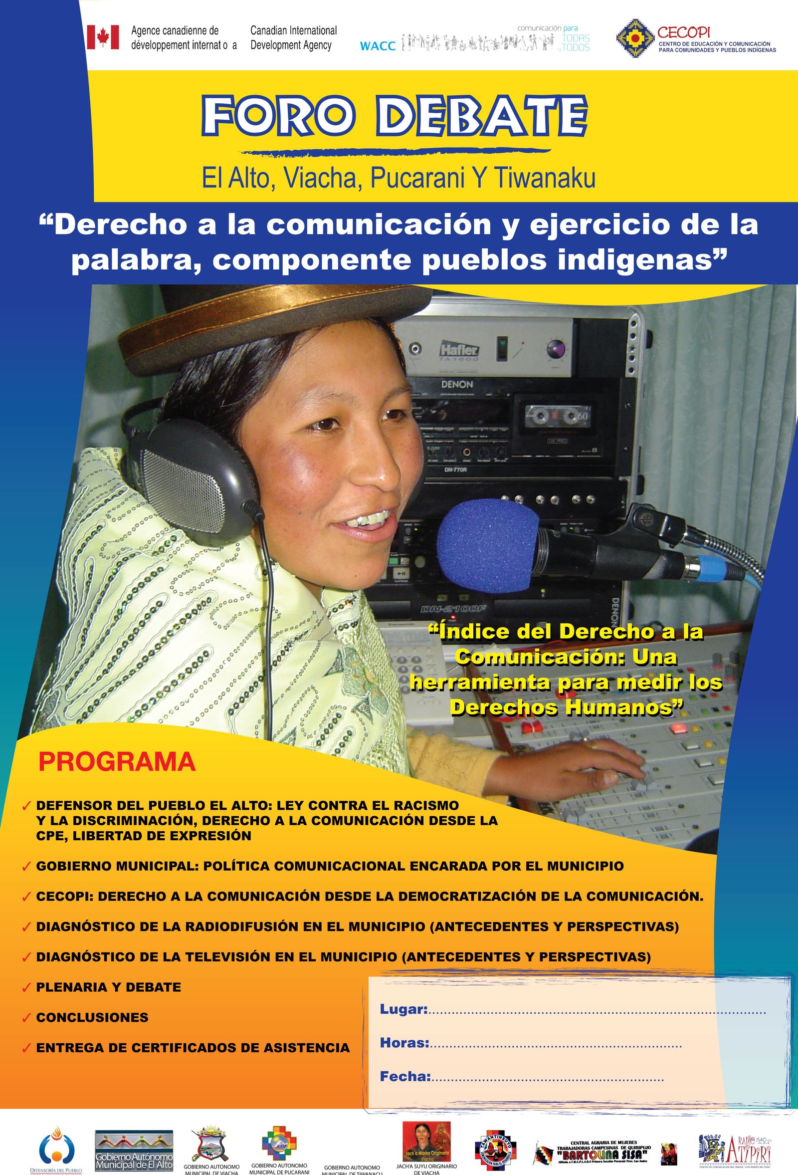 Foro sobre el derecho a la comunicación
