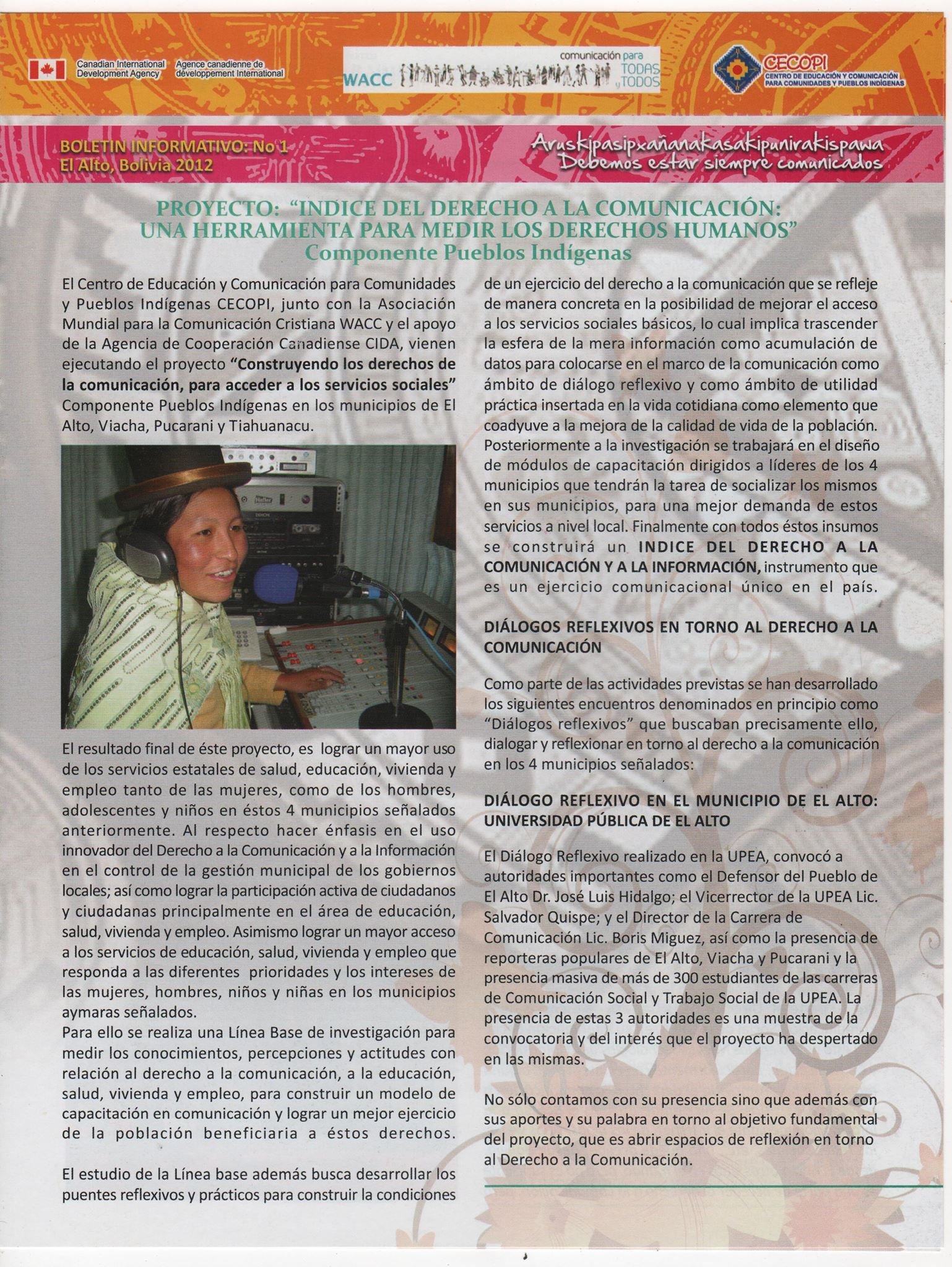 Índice del derecho a la comunicación