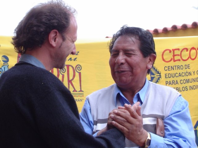 Encuentro entre Donato Ayma Rojas y Manuel Chaparro Escudero