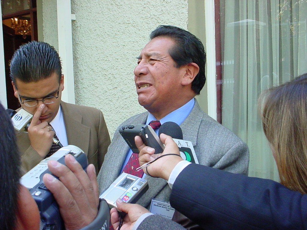 Donato Ayma Rojas en su gestión